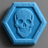Blue Philipp Plein Ecstasy pills